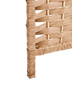 4-panelowy parawan pokojowy TRAFOI Brązowy 158 cm 170 cm