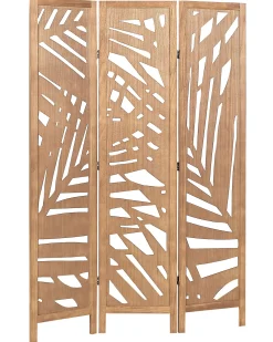 3-panelowy parawan pokojowy VERNAGO Jasnobrązowy 122 cm 170 cm