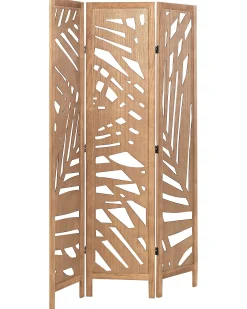3-panelowy parawan pokojowy VERNAGO Jasnobrązowy 122 cm 170 cm