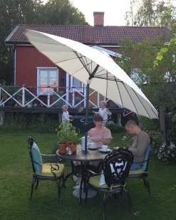 Parasol ogrodowy 255 cm BAIA Jasnobeżowy