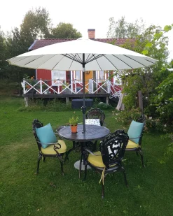 Parasol ogrodowy 255 cm BAIA Jasnobeżowy
