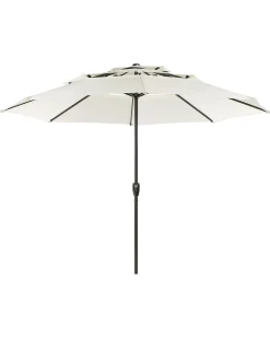 Parasol ogrodowy 285 cm BIBIONE Jasnobeżowy