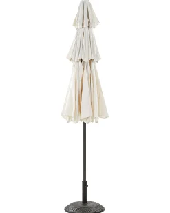 Parasol ogrodowy 285 cm BIBIONE Jasnobeżowy