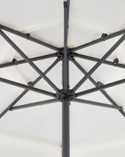 Parasol ogrodowy 285 cm BIBIONE Jasnobeżowy