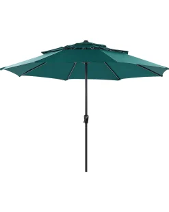 Parasol ogrodowy 285 cm BIBIONE Szmaragdowy