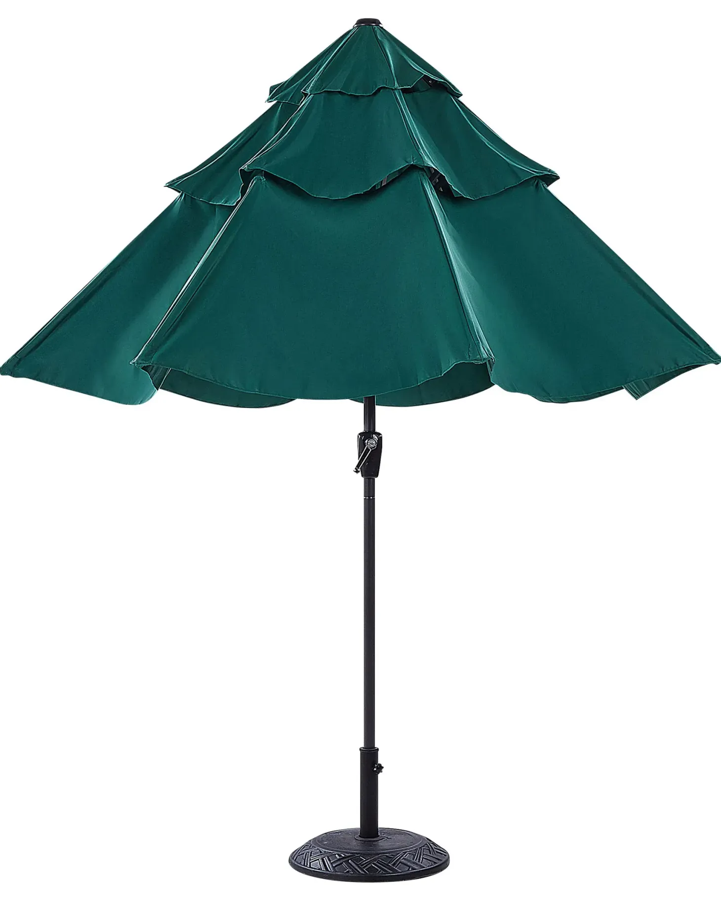 Parasol ogrodowy 285 cm BIBIONE Szmaragdowy