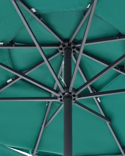 Parasol ogrodowy 285 cm BIBIONE Szmaragdowy