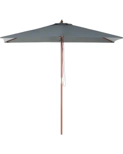 Parasol ogrodowy 195 cm FLAMENCO Ciemnoszary