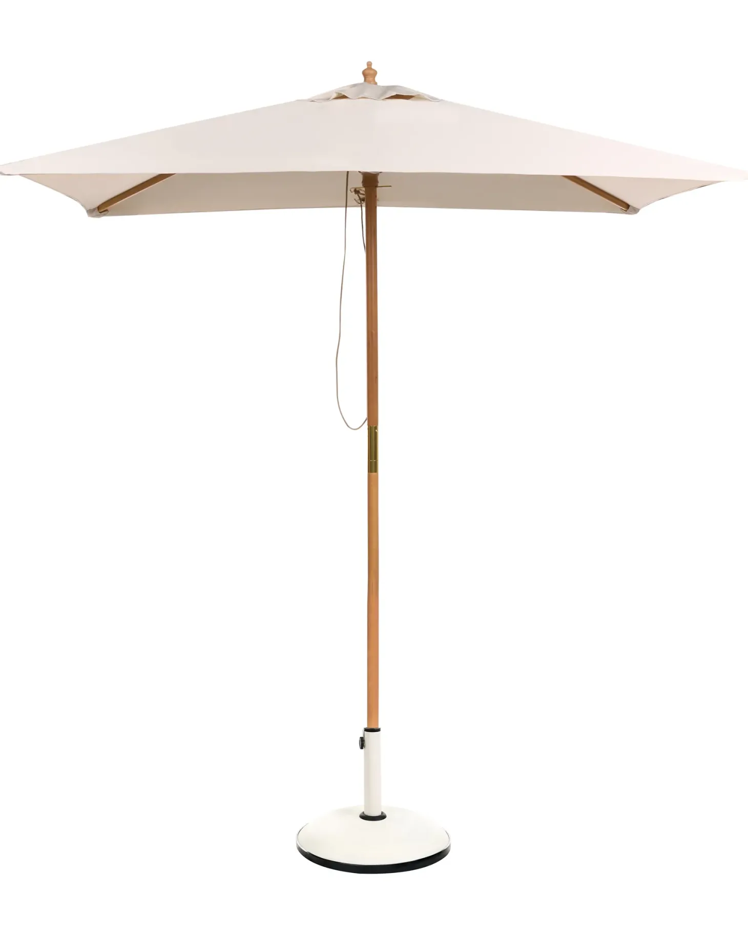 Parasol ogrodowy 195 cm FLAMENCO Jasnobeżowy