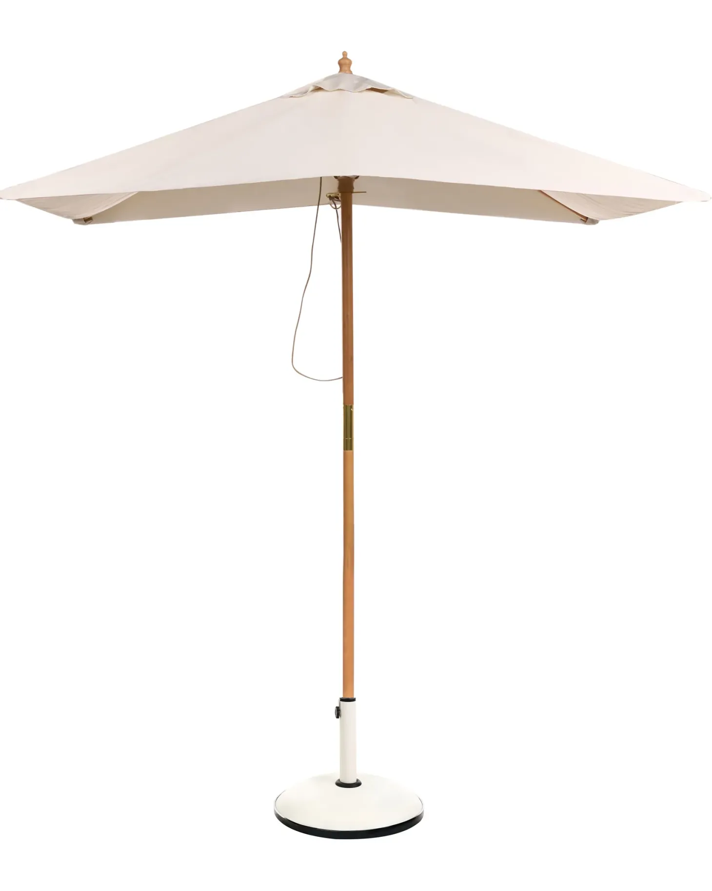 Parasol ogrodowy 195 cm FLAMENCO Jasnobeżowy