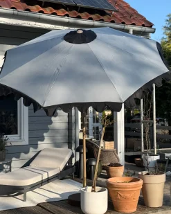 Parasol ogrodowy 270 cm ISOLOTTO Szary