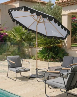 Parasol ogrodowy 270 cm ISOLOTTO Szary