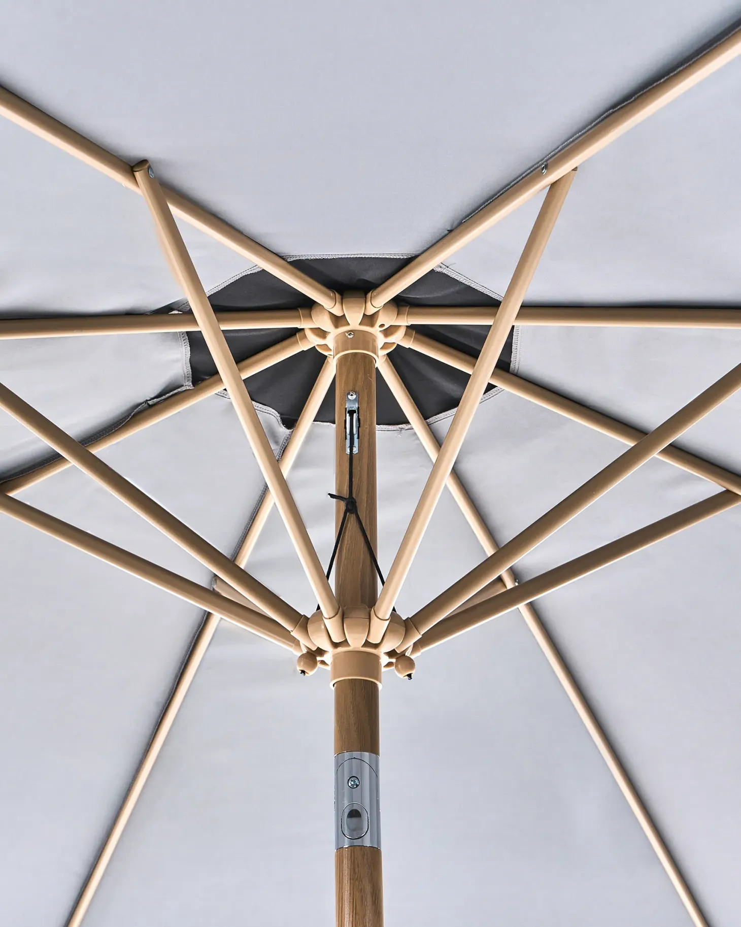Parasol ogrodowy 270 cm ISOLOTTO Szary