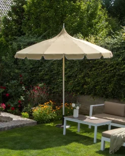 Parasol ogrodowy 245 cm MINOA Beżowy