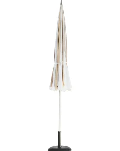 Parasol ogrodowy 245 cm MINOA Biały/ beżowy