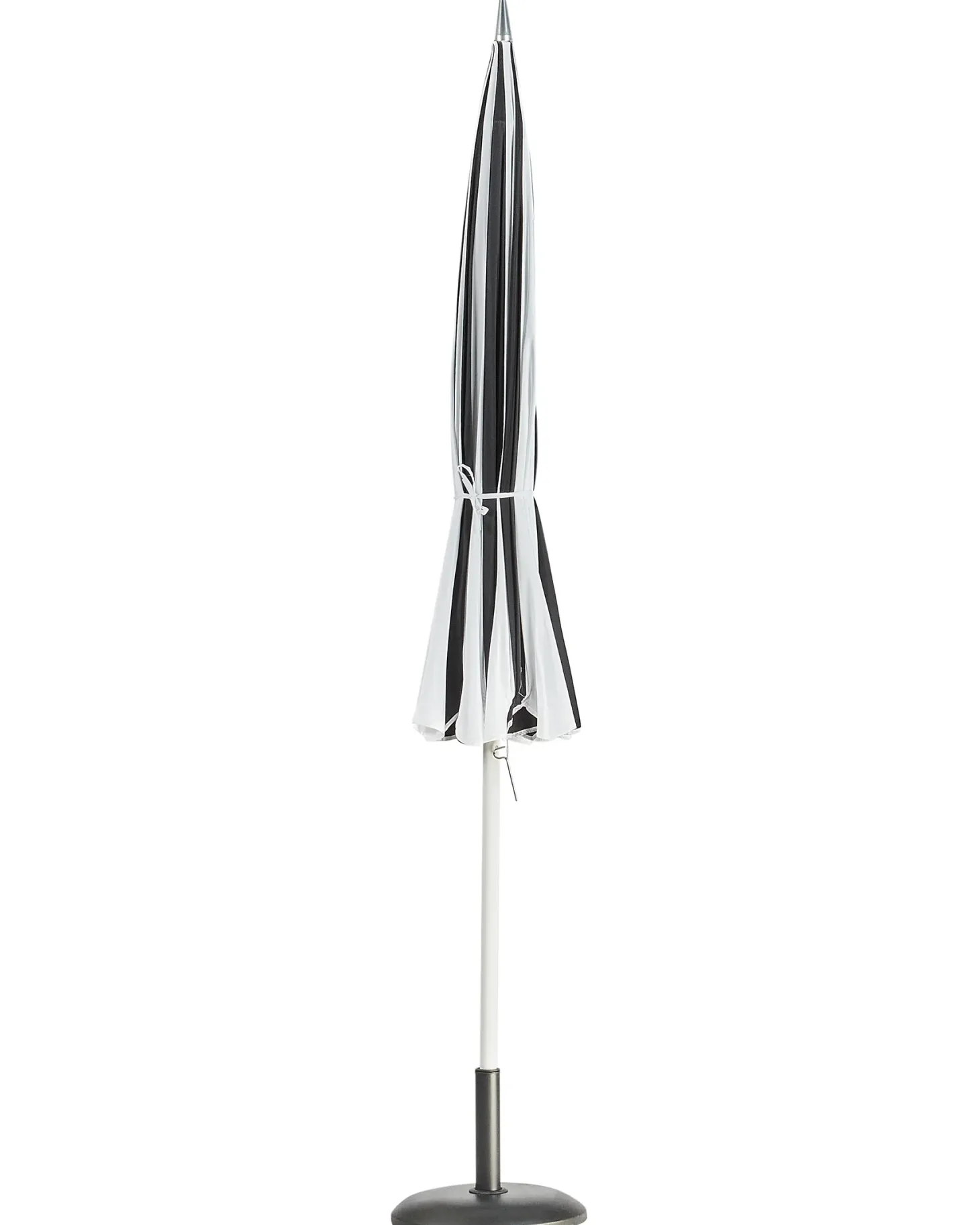 Parasol ogrodowy 245 cm MINOA Czarny/ biały