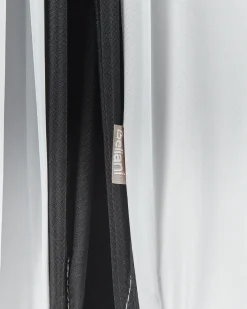 Parasol ogrodowy 245 cm MINOA Czarny/ biały