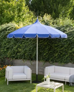 Parasol ogrodowy 245 cm MINOA Niebieski