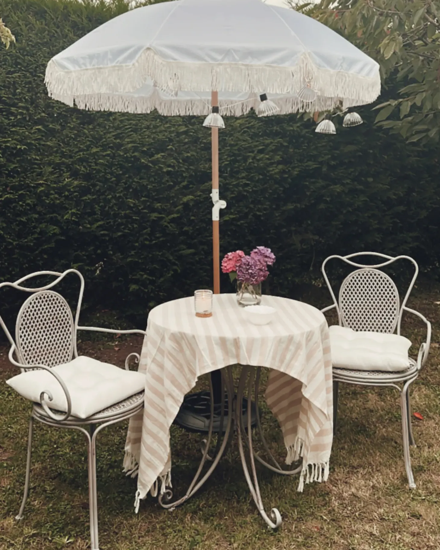 Parasol ogrodowy 150 cm MONDELLO Biały