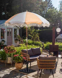 Parasol ogrodowy 155 cm MONDELLO Pomarańczowy