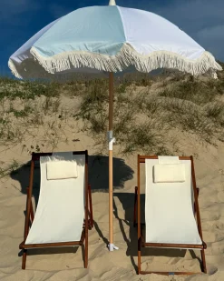 Parasol ogrodowy 155 cm MONDELLO Błękitny