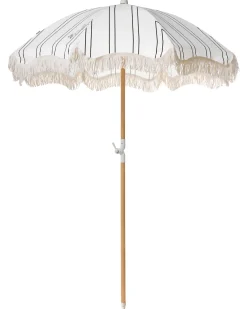 Parasol ogrodowy 155 cm MONDELLO Biały/ czarny