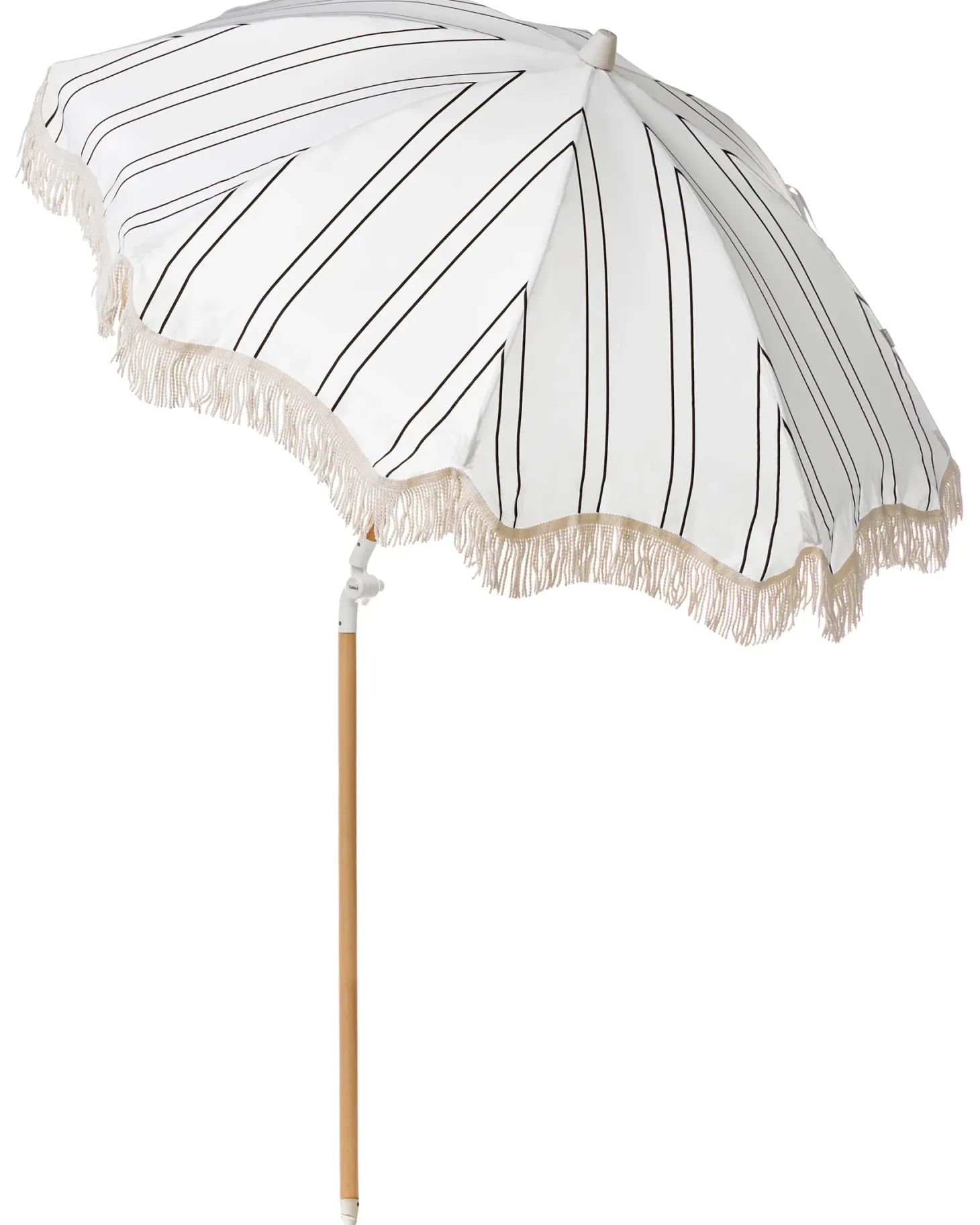 Parasol ogrodowy 155 cm MONDELLO Biały/ czarny