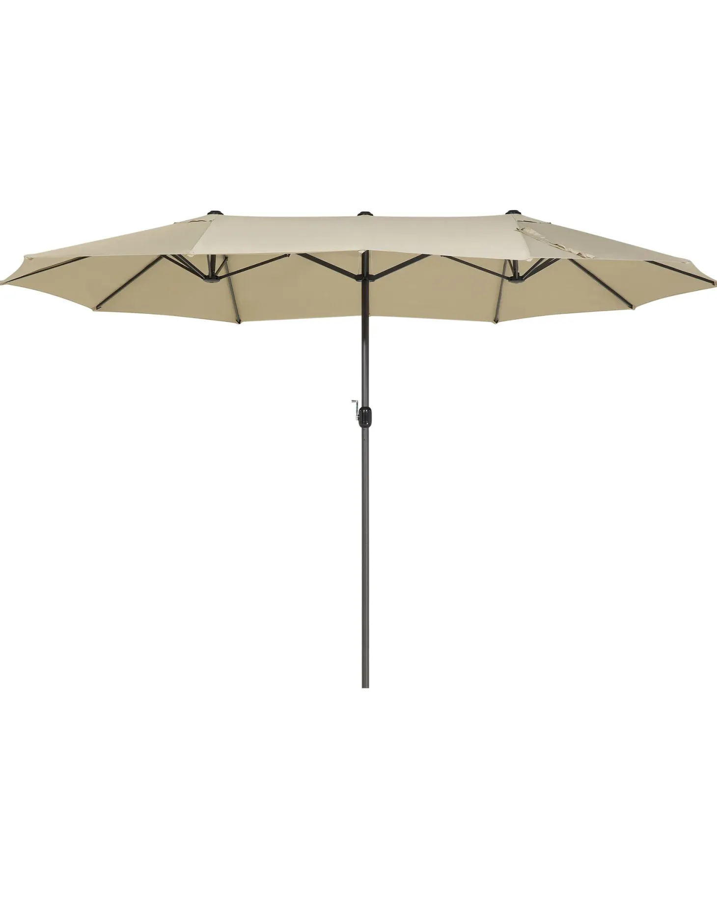 Parasol ogrodowy 460 cm SIBILLA Beżowy