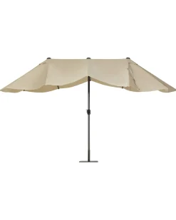 Parasol ogrodowy 460 cm SIBILLA Beżowy