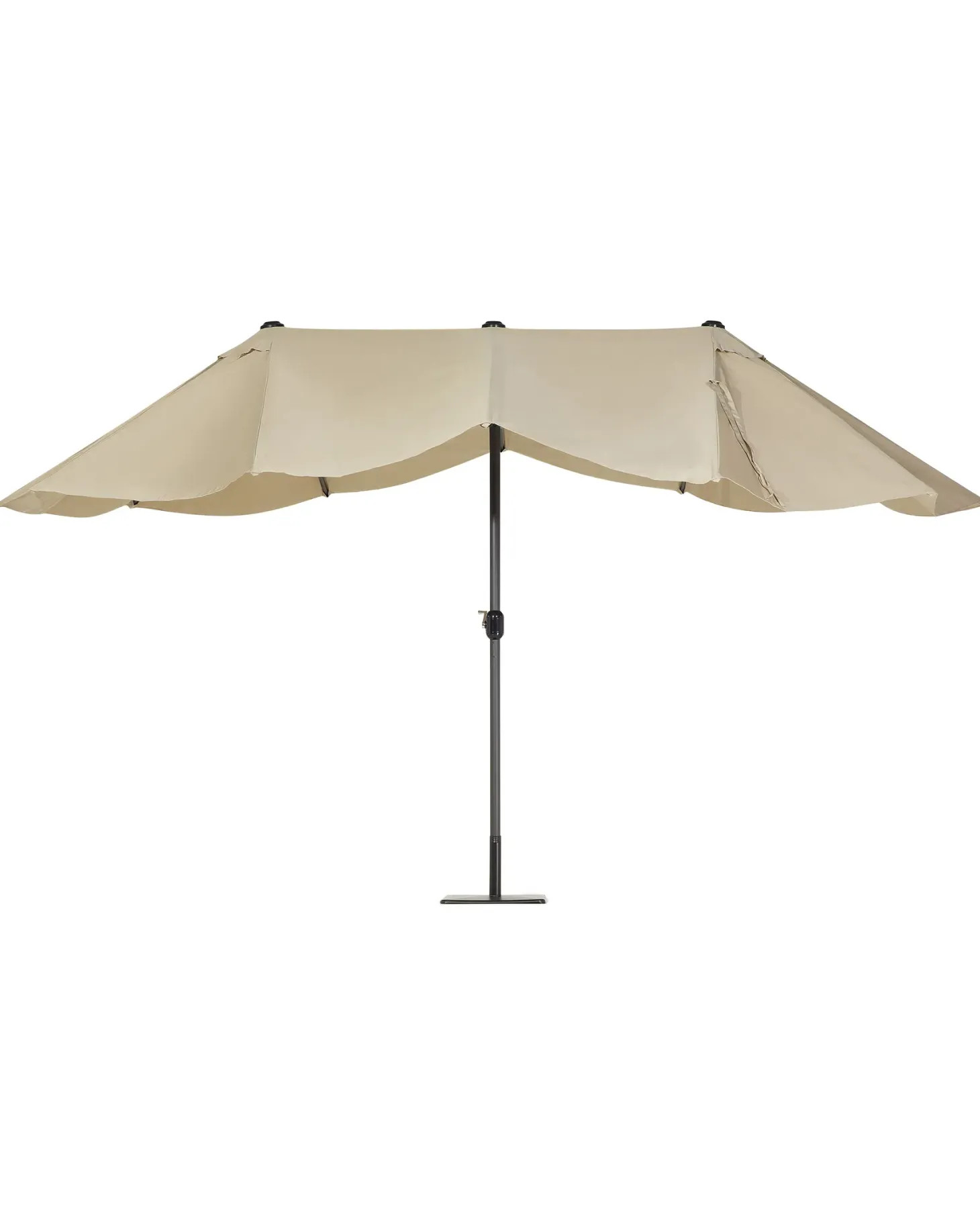Parasol ogrodowy 460 cm SIBILLA Beżowy