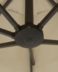 Parasol ogrodowy 460 cm SIBILLA Beżowy