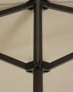 Parasol ogrodowy 460 cm SIBILLA Beżowy