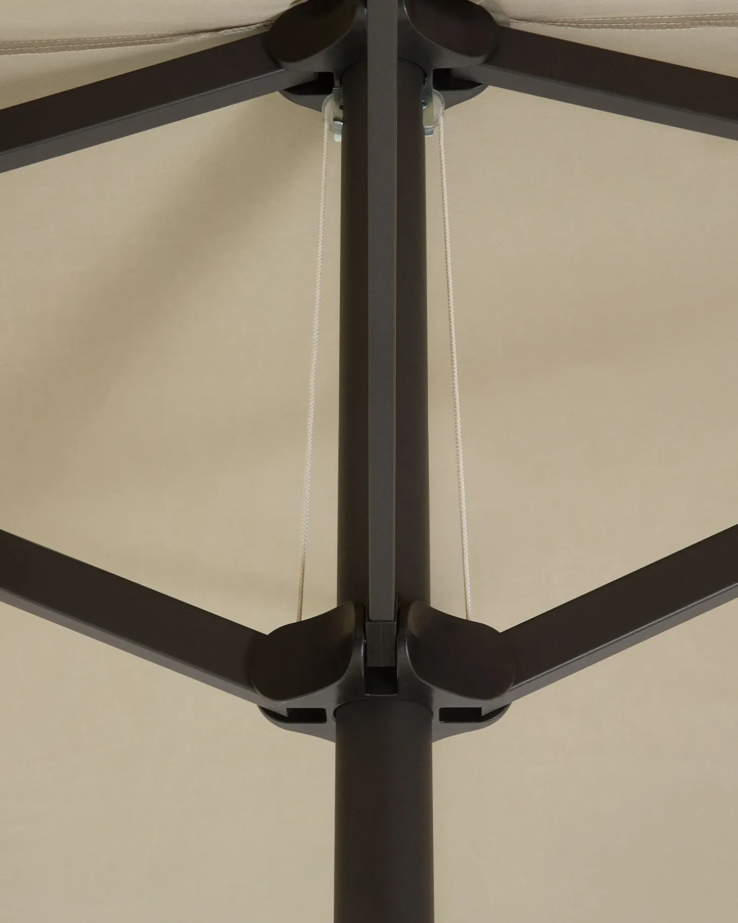 Parasol ogrodowy 460 cm SIBILLA Beżowy