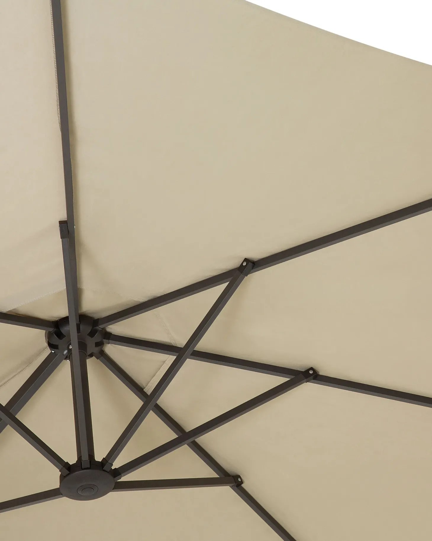 Parasol ogrodowy 460 cm SIBILLA Beżowy