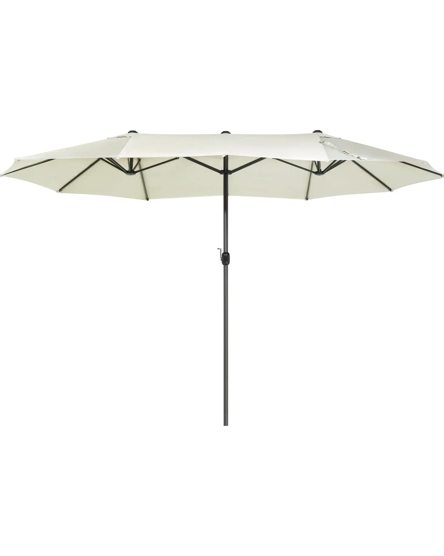 Parasol ogrodowy 460 cm SIBILLA Beżowy
