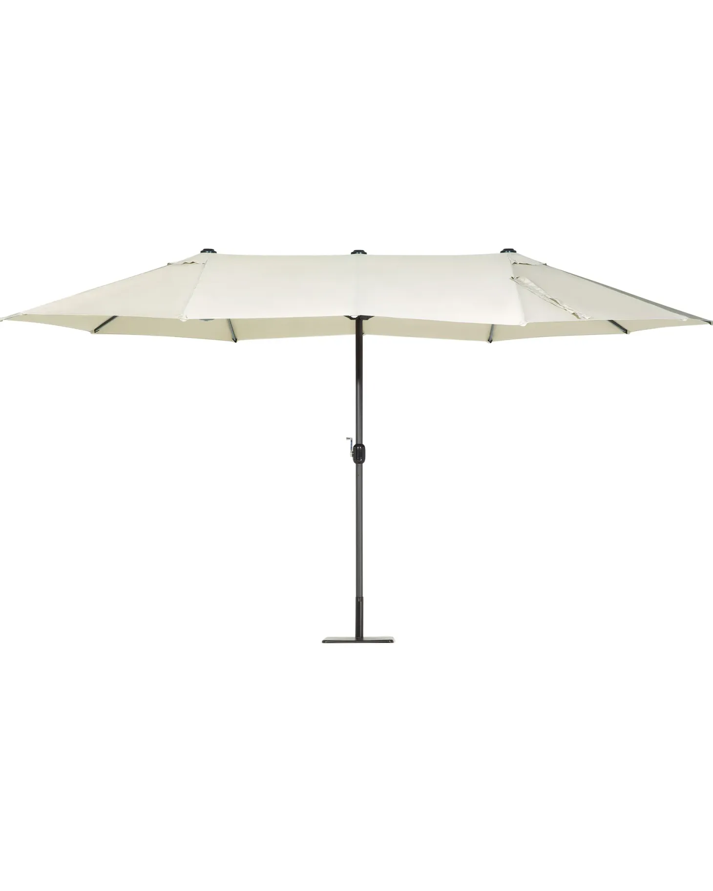 Parasol ogrodowy 460 cm SIBILLA Beżowy