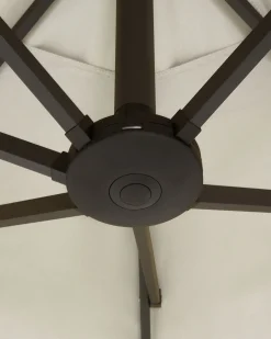 Parasol ogrodowy 460 cm SIBILLA Beżowy