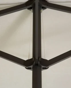 Parasol ogrodowy 460 cm SIBILLA Beżowy