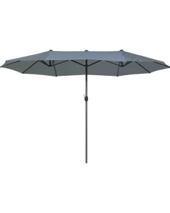Parasol ogrodowy 460 cm SIBILLA Szary