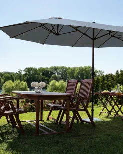 Parasol ogrodowy 460 cm SIBILLA Szary