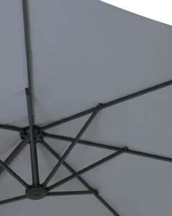 Parasol ogrodowy 460 cm SIBILLA Szary