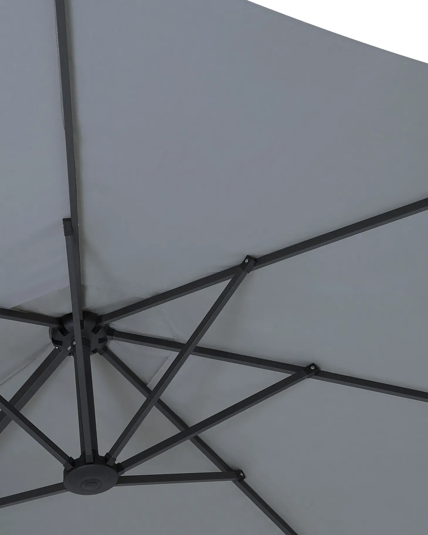 Parasol ogrodowy 460 cm SIBILLA Szary