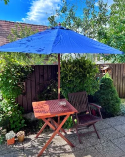 Parasol ogrodowy 270 cm TOSCANA Granatowy