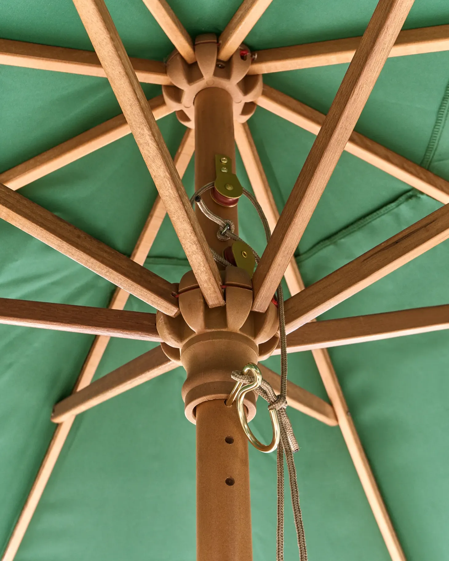 Parasol ogrodowy 270 cm TOSCANA Zielony
