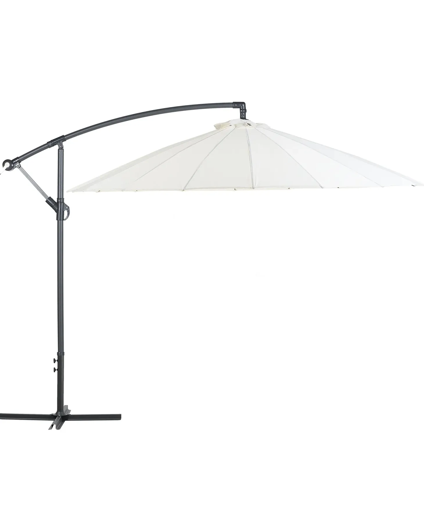 Parasol ogrodowy na wysięgniku 268 cm CALABRIA II Jasnobeżowy
