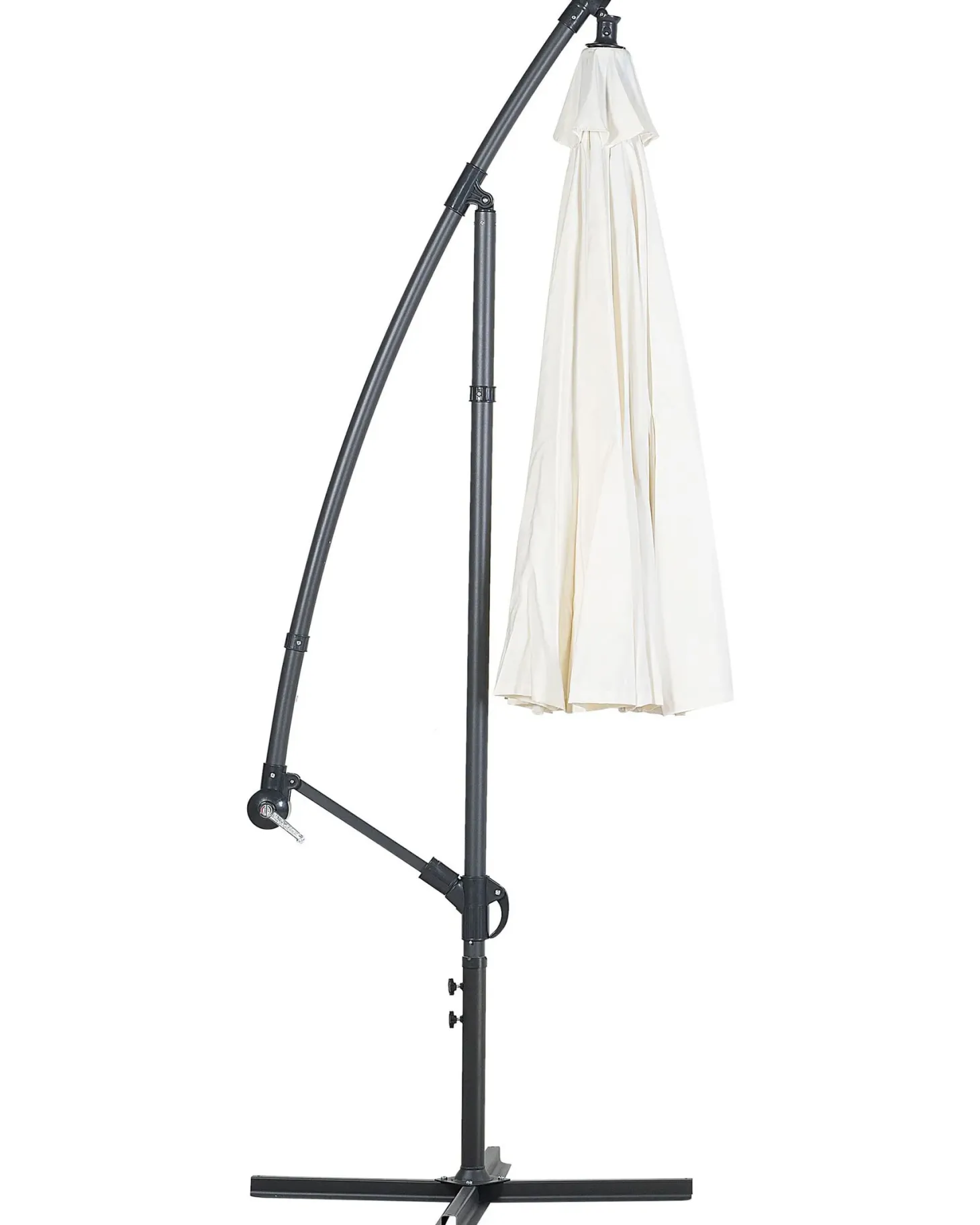 Parasol ogrodowy na wysięgniku 268 cm CALABRIA II Jasnobeżowy