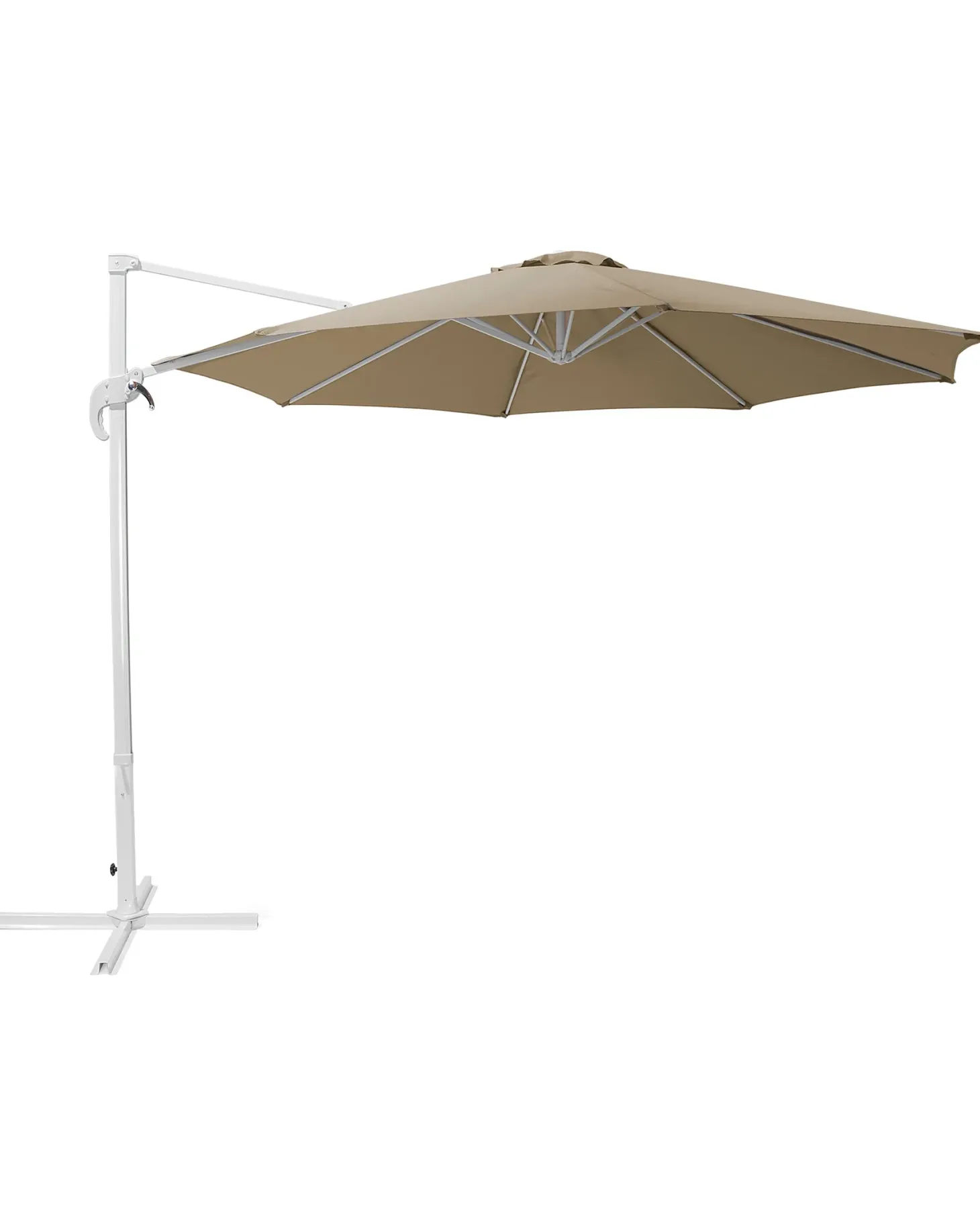 Parasol ogrodowy na wysięgniku 300 cm SAVONA Piaskowy Beżowy