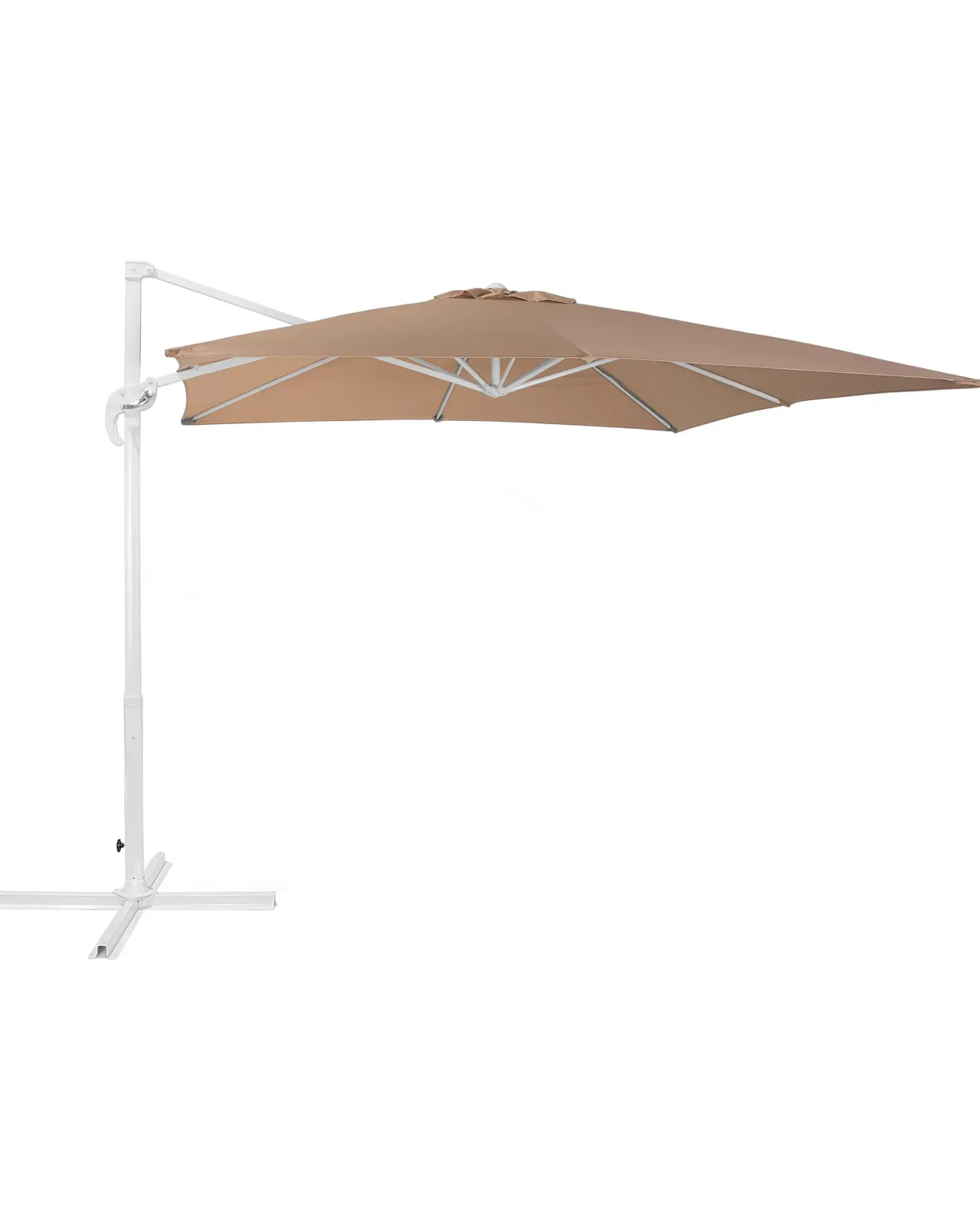 Parasol ogrodowy na wysięgniku 250 cm MONZA Piaskowy