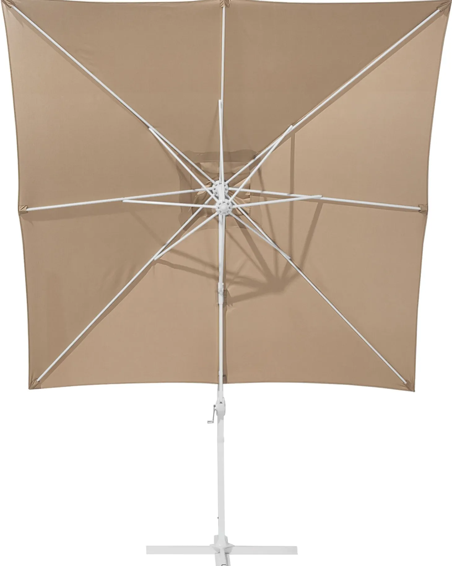 Parasol ogrodowy na wysięgniku 250 cm MONZA Piaskowy