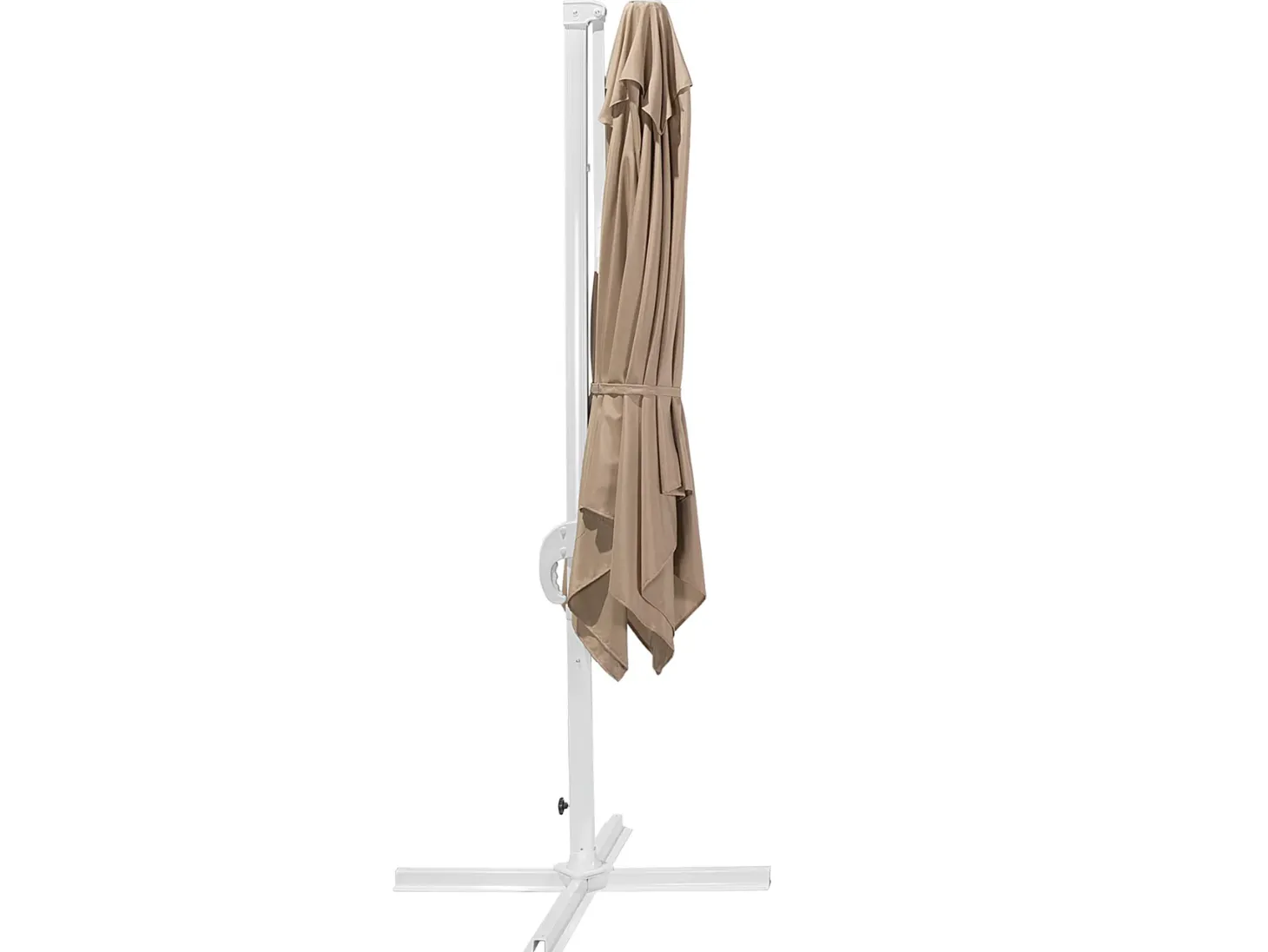 Parasol ogrodowy na wysięgniku 250 cm MONZA Piaskowy